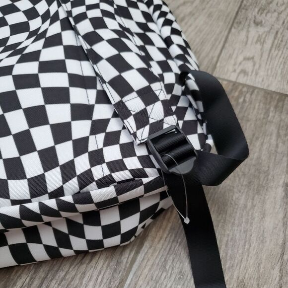 NWOT Black and white checkered backpack - Picture 10 of 12
